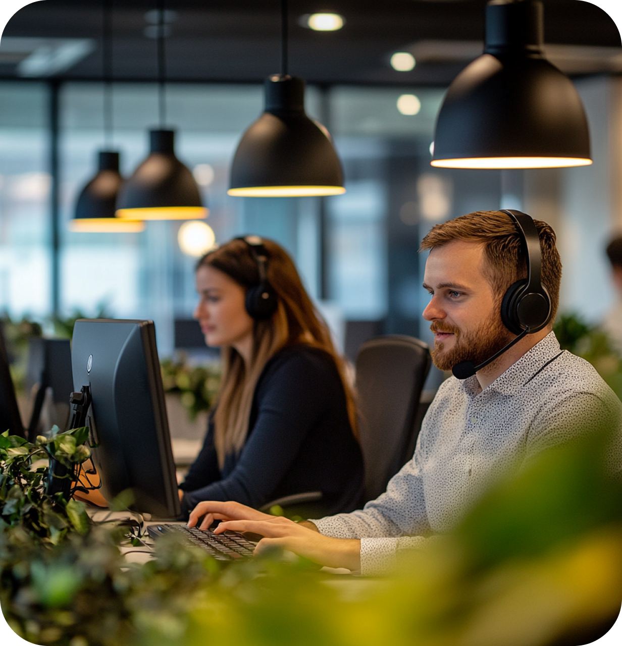 Responsive team working together